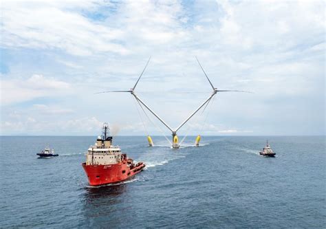 Así es OceanX, la turbina eólica marina más potente del mundo.